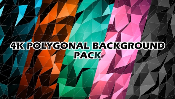 4K Low Poly Background Pack V3