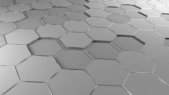 Background Of An Abstract Octagonal Surface