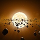 Space Background With Asteroids 2 - VideoHive Item for Sale