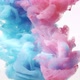 Blue Pink Glitter Ink Spreading in Water - VideoHive Item for Sale