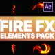 Flash FX Fire Elements | After Effects - VideoHive Item for Sale