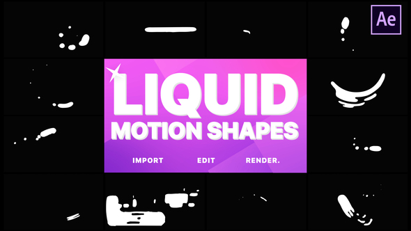 Liquid Motion Shapes - VideoHive 21633416