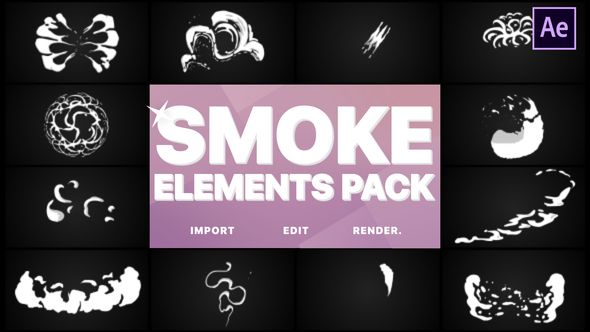 Smoke Elements - VideoHive 21516193