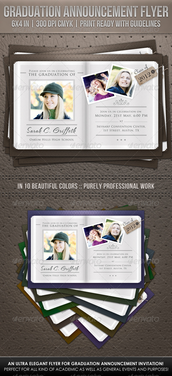 Graduation Announcement Flyer - Miscellaneous Events