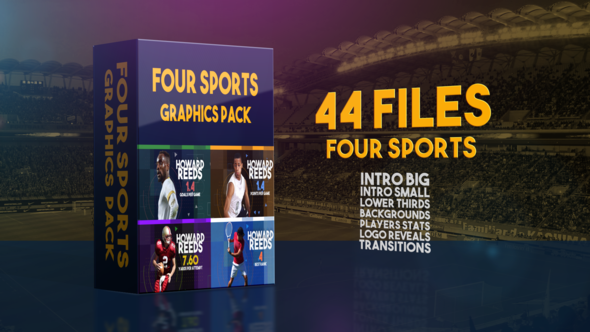 Four Sports Graphics - VideoHive 24143666