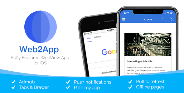 Web2App for IOS - CodeCanyon 14994362