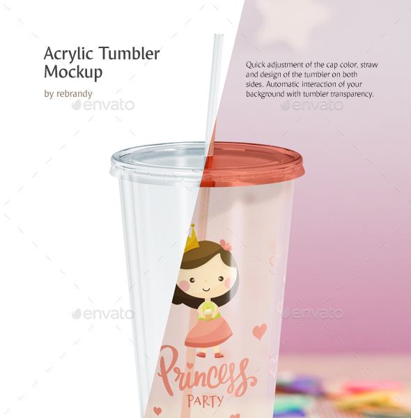 Download Acrylic Tumbler Mockup By Rebrandy Graphicriver