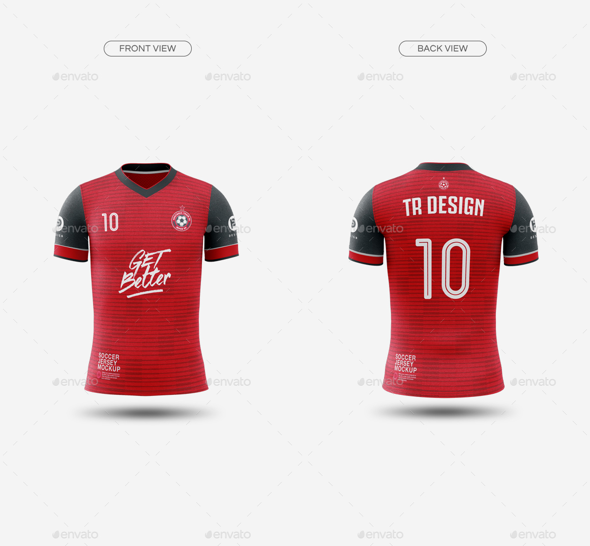 Download Men's Soccer Jersey Mockup V3 by TRDesignme | GraphicRiver