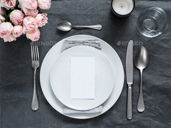 Download Beautiful Wedding Table Setting Mock Up Stock Photo By Fasci Photodune
