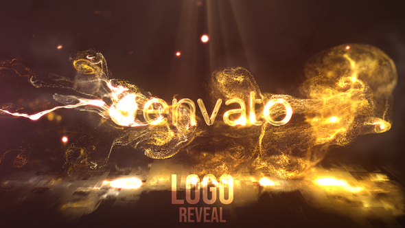 Gold Fluid Flame - VideoHive 24209918