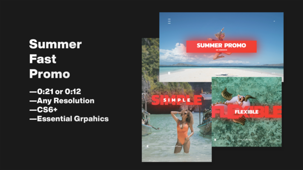 Fast Summer Promo - VideoHive 24211239