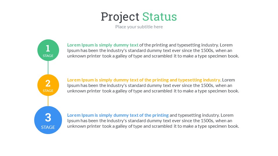 Project Status Powerpoint Presentation Template By Sananik 