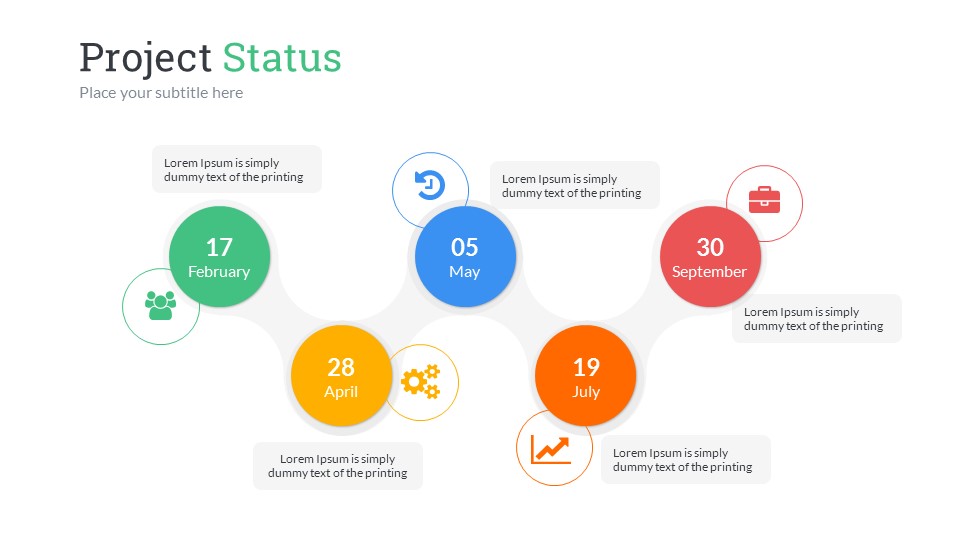 Project Status PowerPoint Presentation Template by SanaNik | GraphicRiver