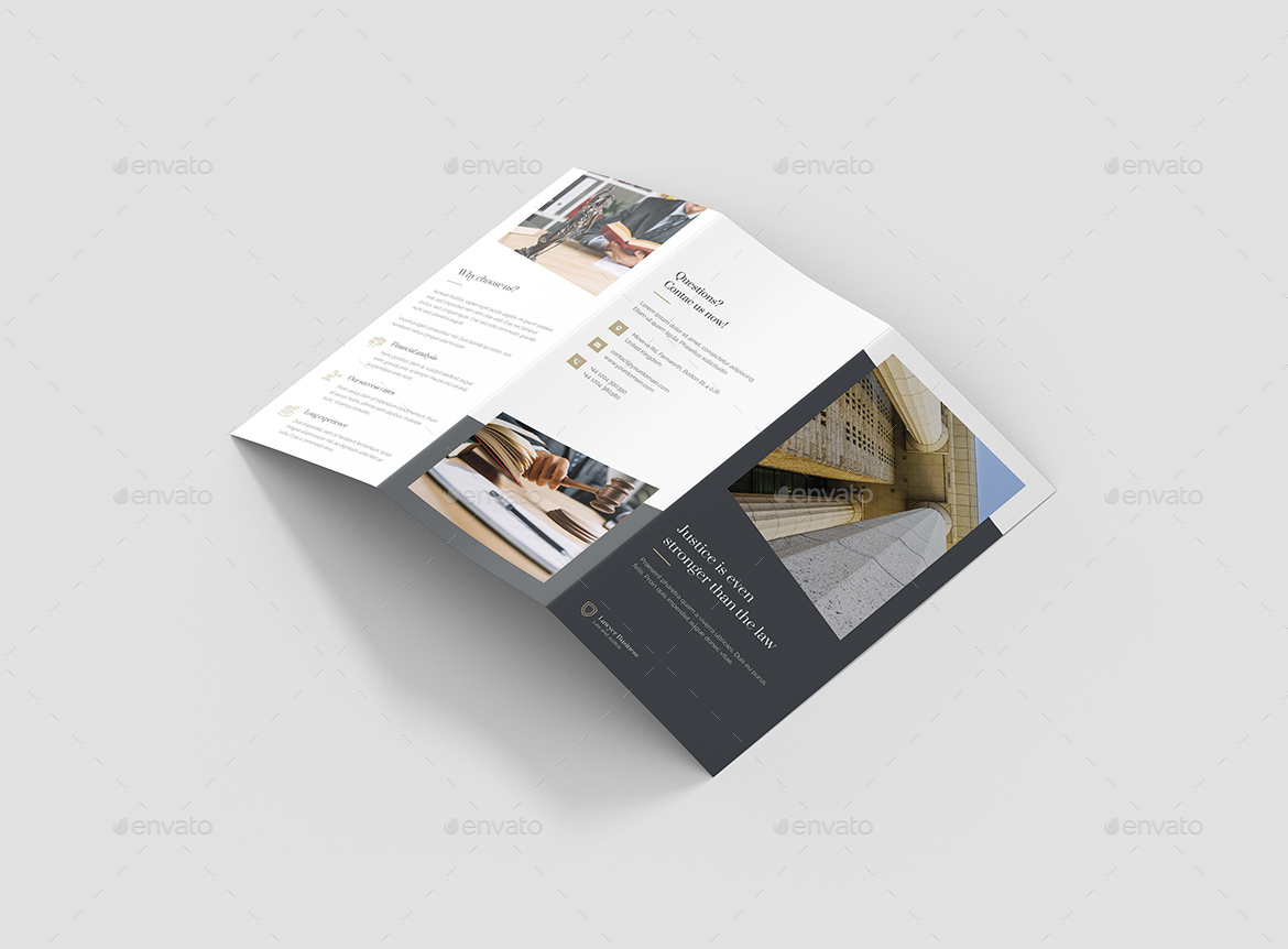 Brochure – Lawyer Tri-Fold by artbart | GraphicRiver