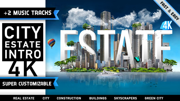 City Estate Intro - VideoHive 4457875