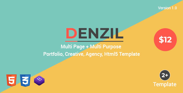 Denzil - Multi-Page - ThemeForest 24151669