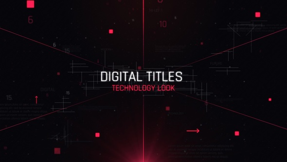 Digital Trailer Titles - VideoHive 24221681