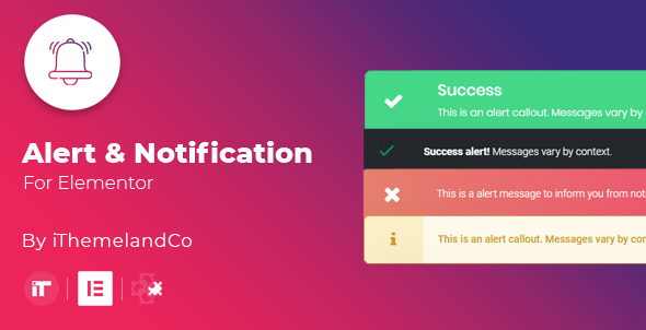 Alert and Notification For Elementor