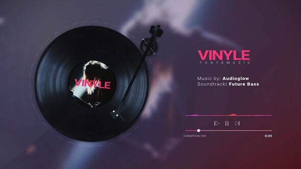 Vinyl Music Visualizer - VideoHive 24222638