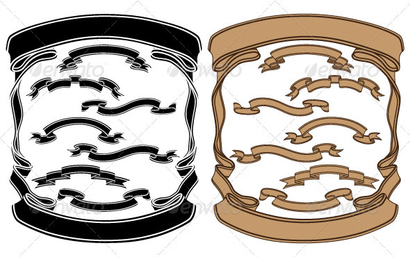 Download Isolated image of a ribbons AI EPS Vector