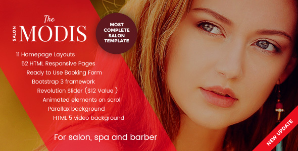 Modis - Salon - ThemeForest 15393570