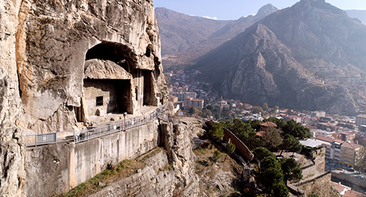 Kral kaya mezarları Amasya