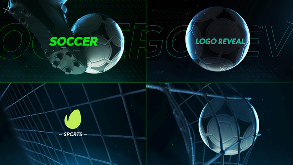 FootballSoccer Logo Opener - VideoHive 24223882