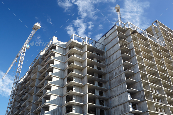 Construction of building - Stock Photo - Images