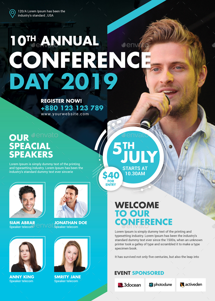 event conference flyer conference flyer