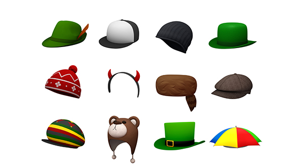 Hats and Helmet - 3Docean 24231212