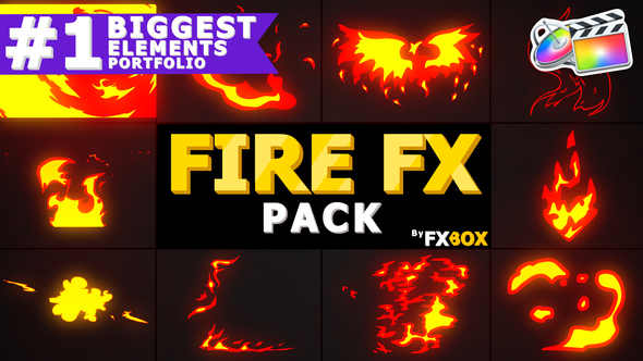 2D FX Fire Elements | FCPX