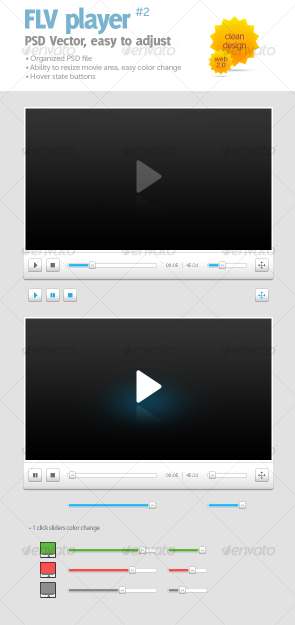 FLV player #2 - Web Elements