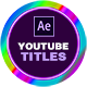 Youtube Titles for After Effects | Social Media - VideoHive Item for Sale