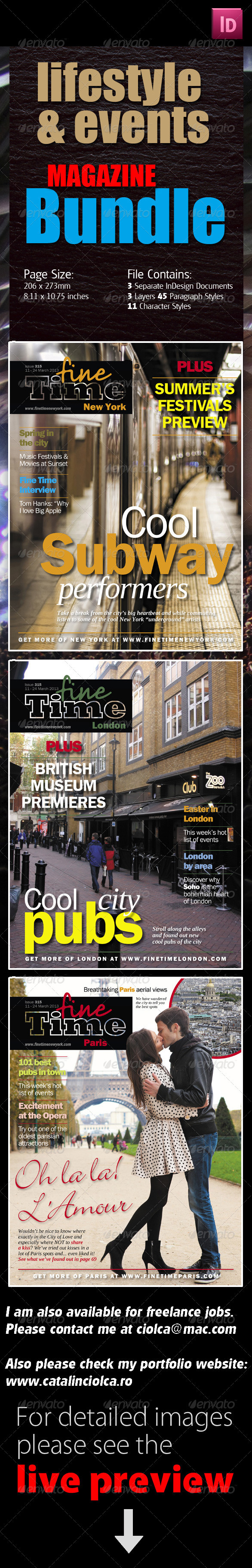 Events Magazine Bundle - Magazines Print Templates