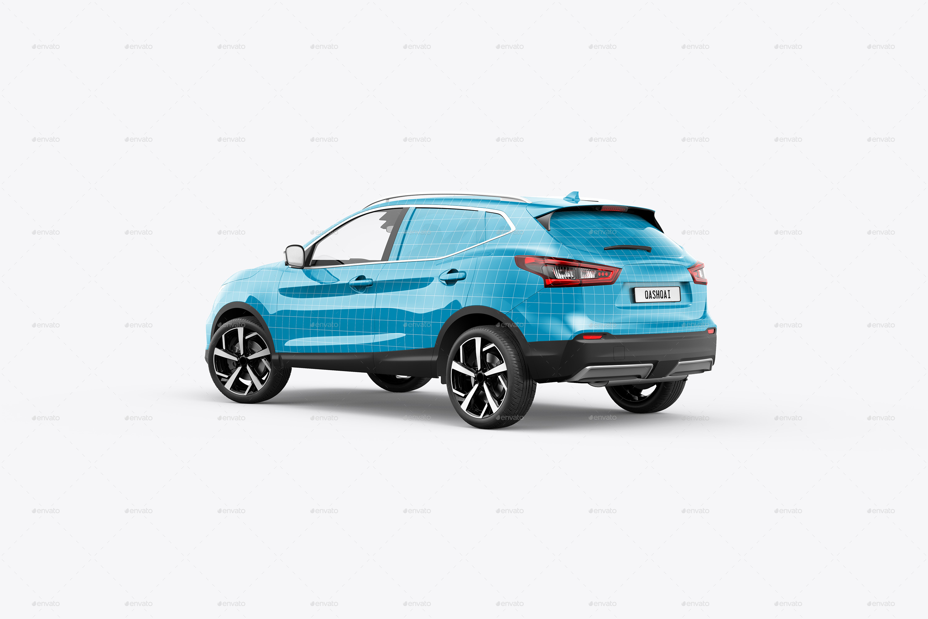 Qashqai/Rogue Sport SUV Mockup by XFeatures | GraphicRiver