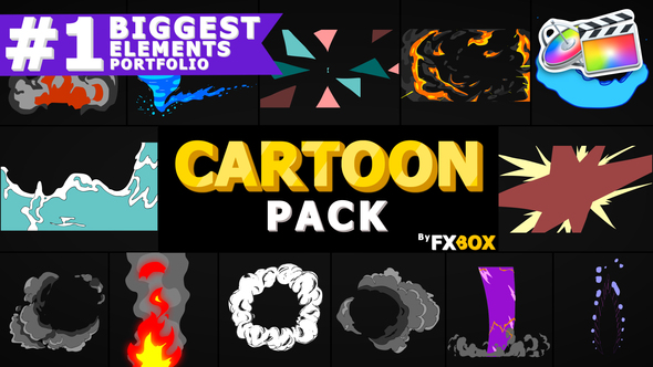 Cartoon Elements Pack | FCPX