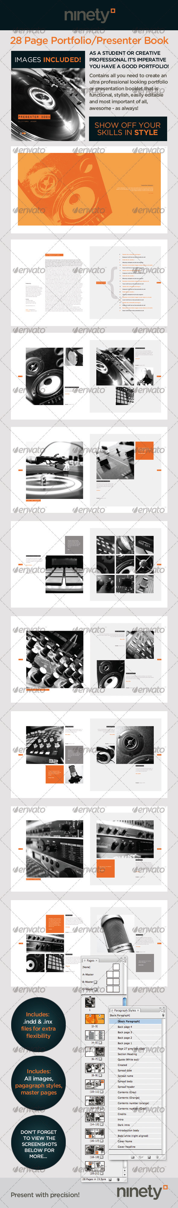 Portfolio Book/Presenter - Portfolio Brochures
