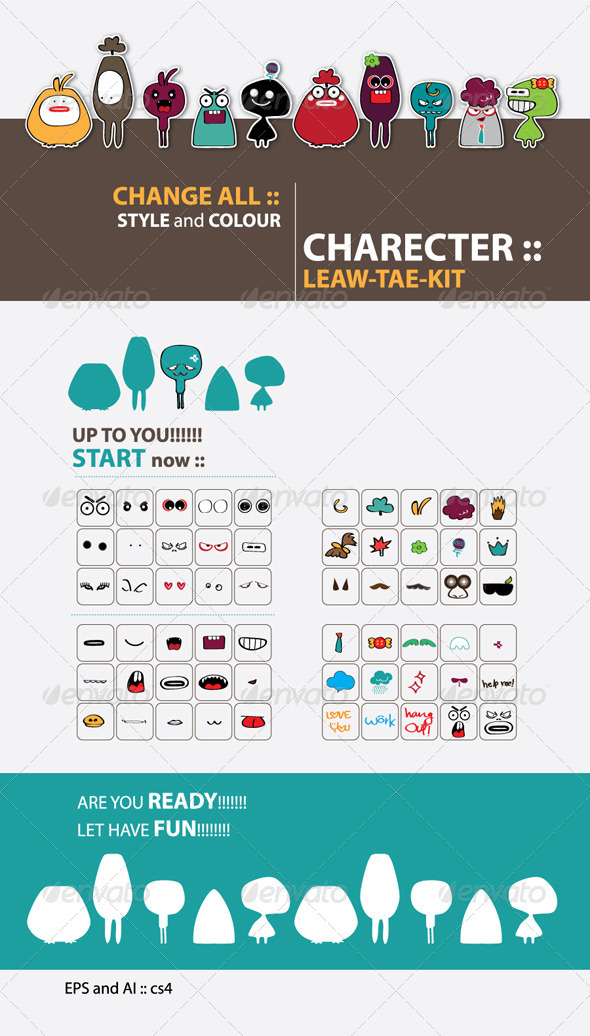 CHARACTER :: LEAW-TAE-KID - Characters Vectors