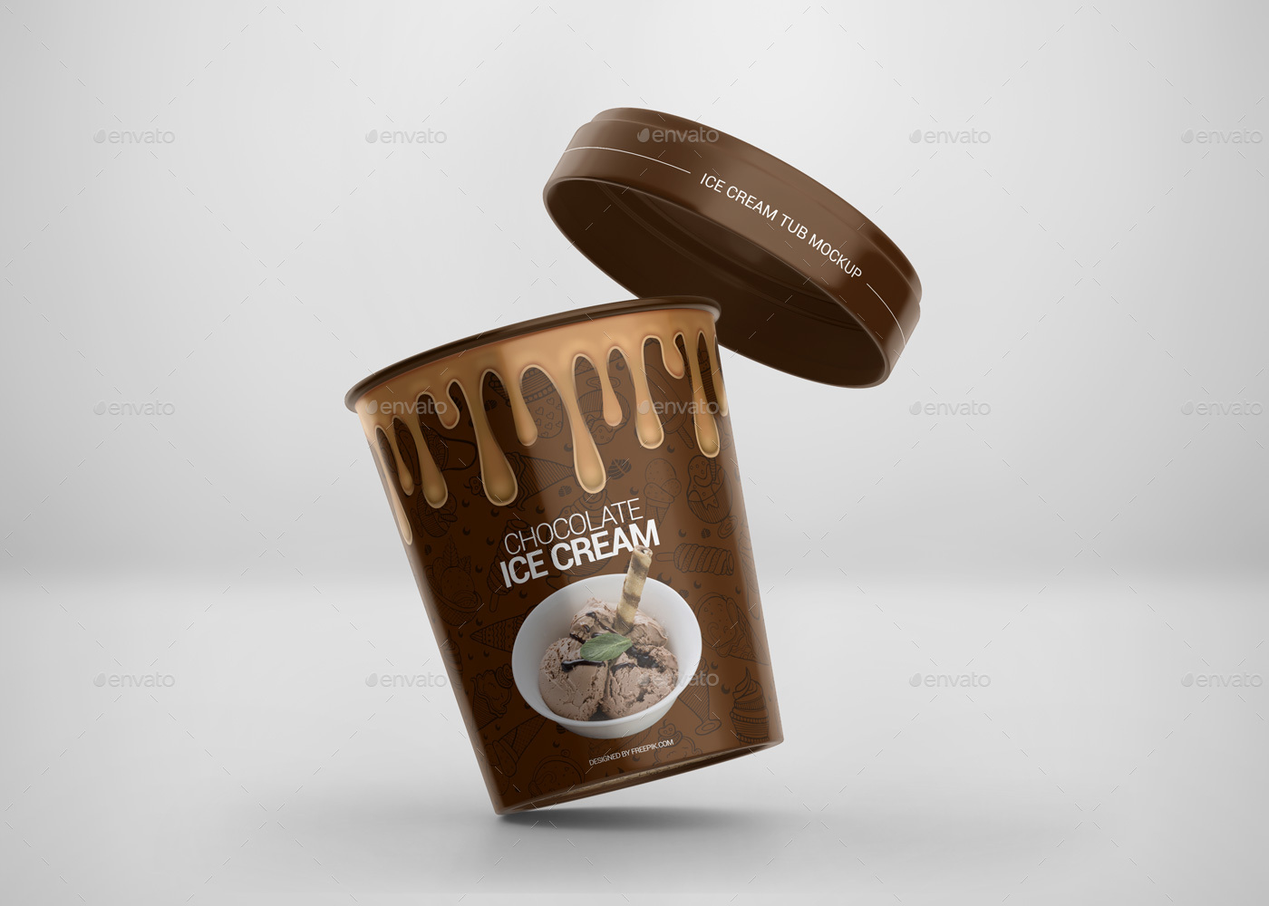 Download Ice Cream Tub Mockup By Pixelica21 Graphicriver