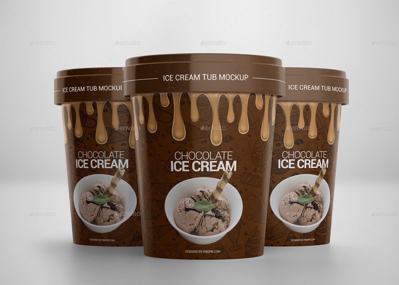 Download Ice Cream Tub Mockup By Pixelica21 Graphicriver