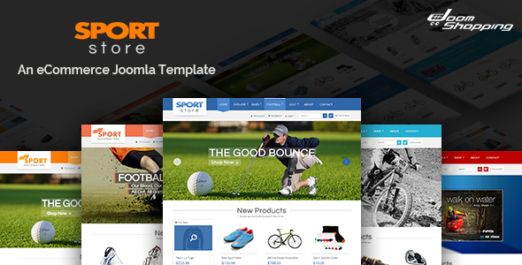 SJ Sport Store - Responsive Joomla Template