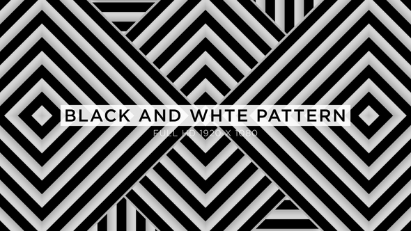 Black And White Pattern VJ Loops Background alt