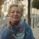 Portrait of Elderly Blonde Woman Looking Directly at Camera Outdoors - VideoHive Item for Sale