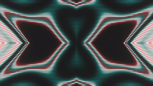 Flashing Abstract Blue and Red Led Neon Vj Loop Animation alt