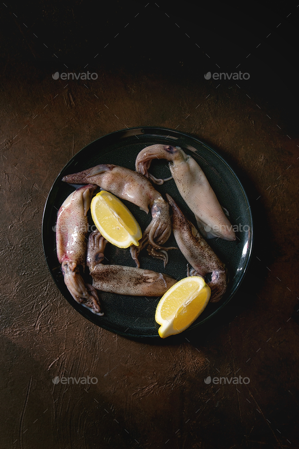 Raw Squids Calamari Stock Photo By Natashabreen Photodune