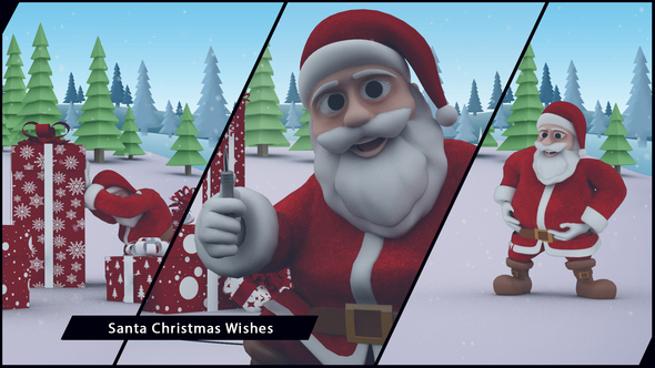 Santa Christmas Wishes - VideoHive 21095847
