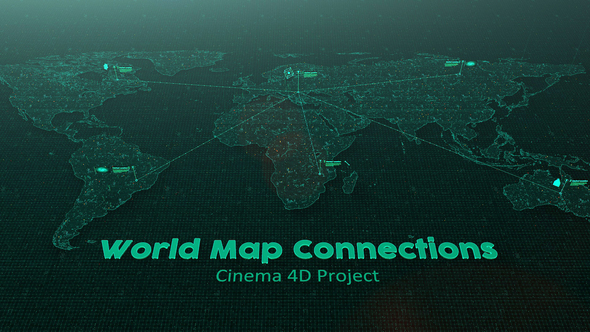 World Map Connections