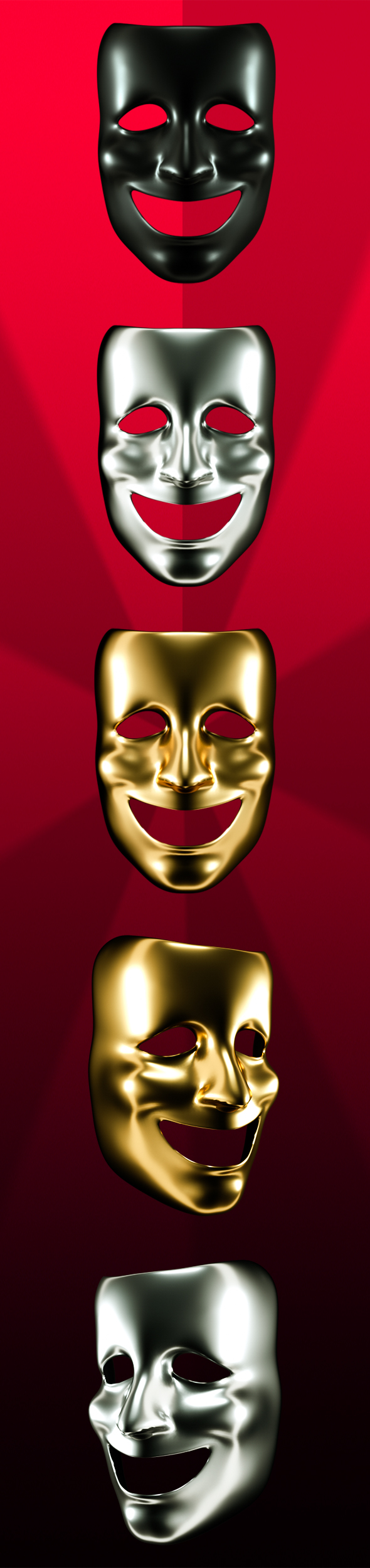 Theatre mask - 3Docean 24257446