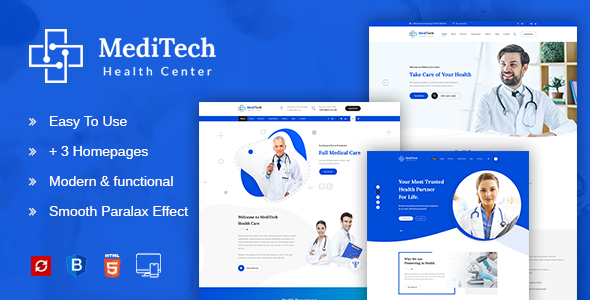 Meditech - Health & Medical HTML Template