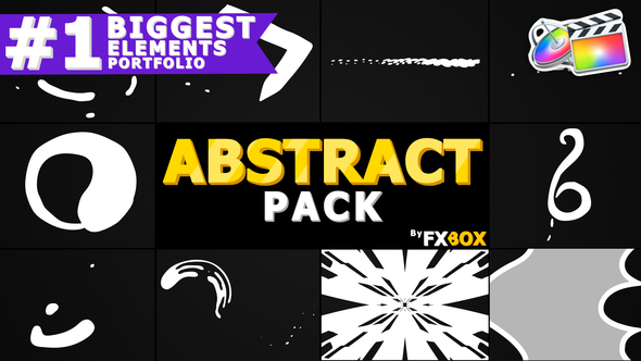 Cartoon Abstract Elements | FCPX